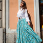 Gonna Franci Catene Cotone Tiffany