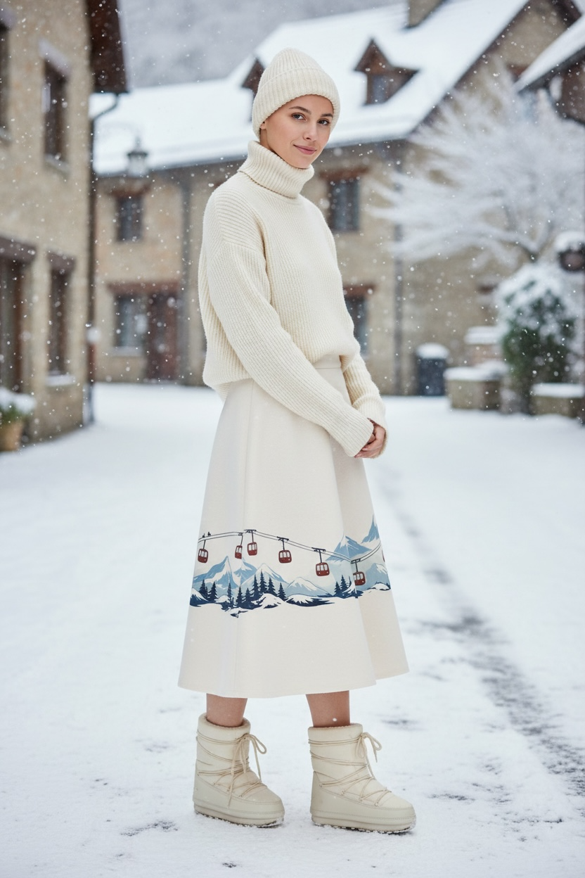 Gonna Sandrina motivo St. Moritz