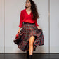 Gonna Franci Tartan Grigia
