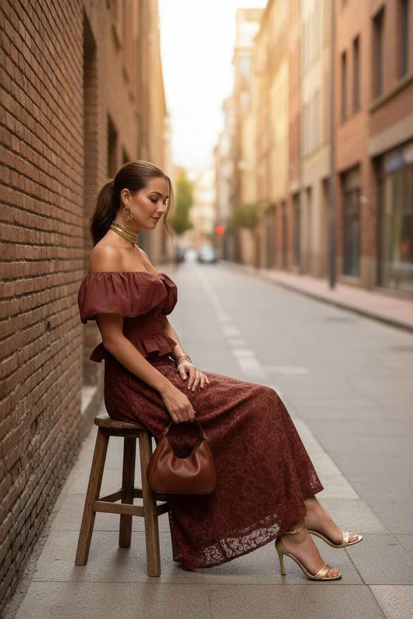 Gonna Valentina pizzo bruciato