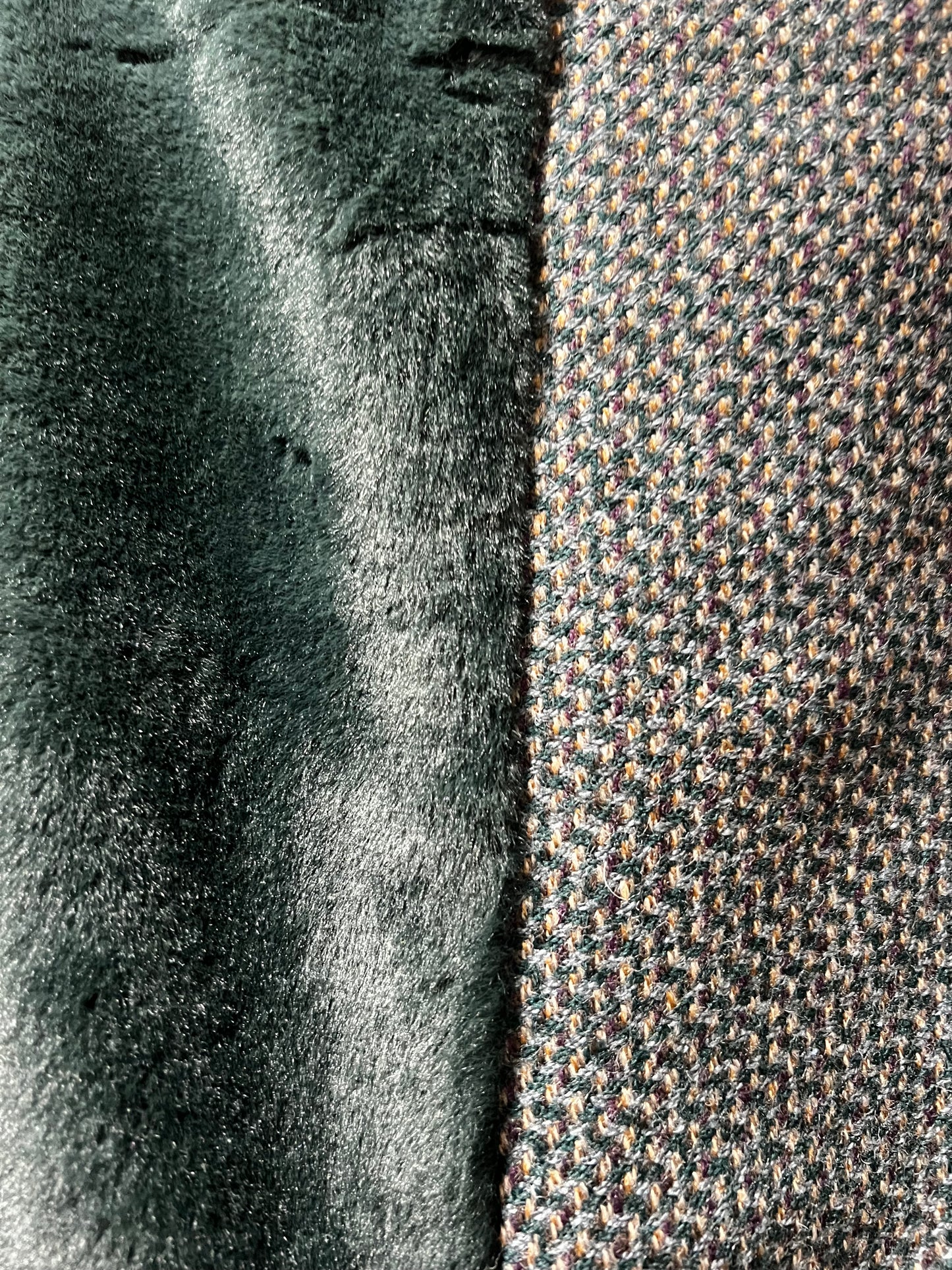 Gonna Monica in ecopelliccia e lana la