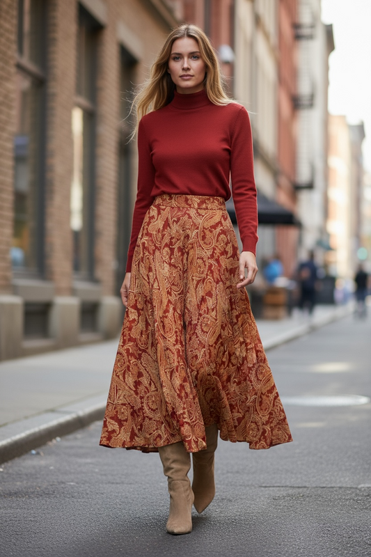 Gonna Malu’ chiffon paisley