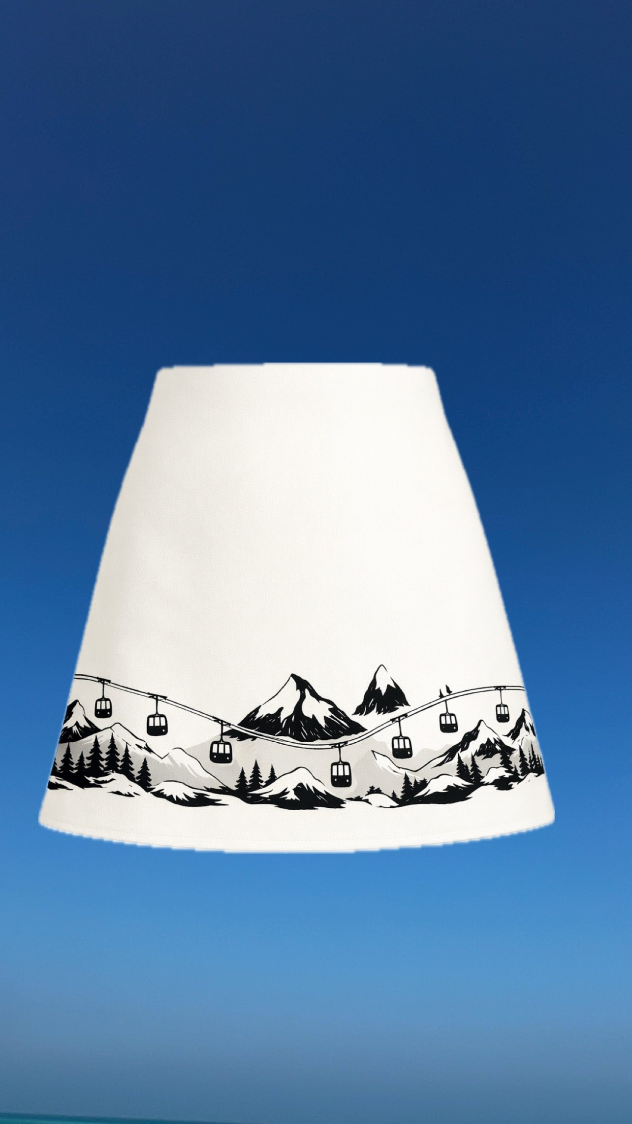 Gonna Monica in panno motivo Funivie