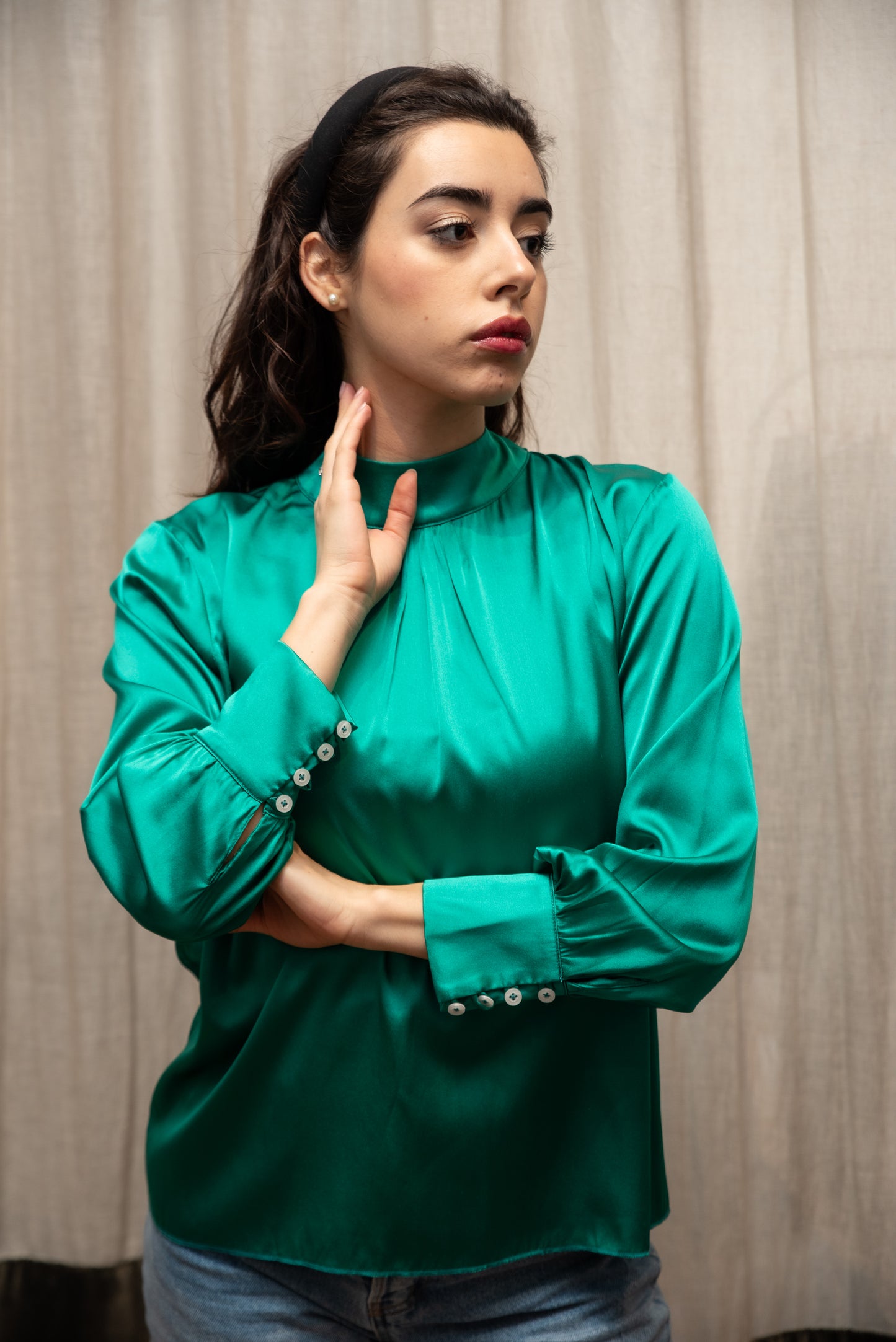 Top con sciarpa Modello PARIGI