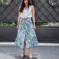 Gonna Toile de Jouy Azzurro Cielo