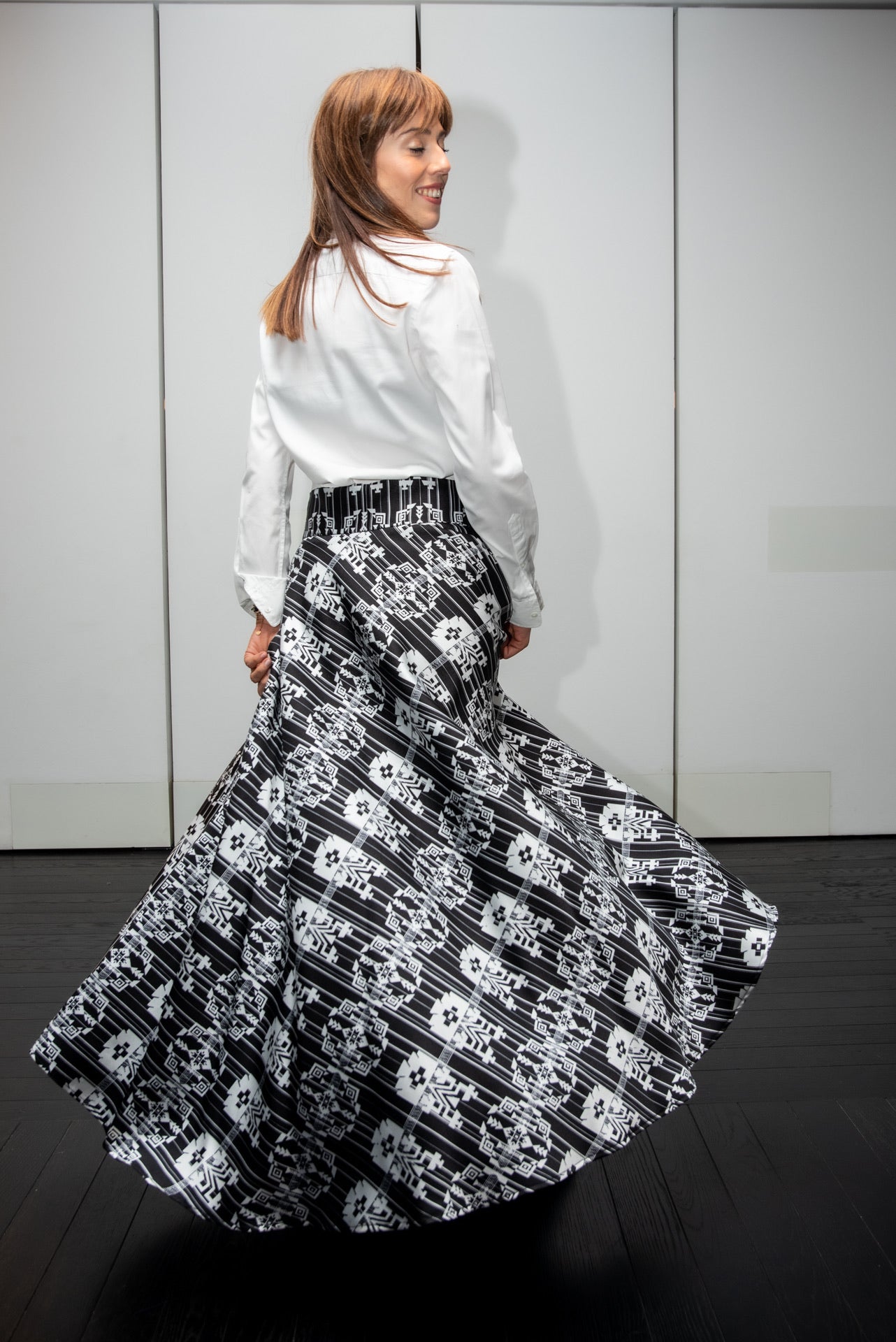 Gonna Valentina Itkat nero