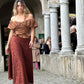 Gonna Valentina pizzo bruciato