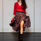 Gonna Franci Tartan Grigia
