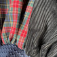 Gonna KIDS bicolore Duble velluto nero tartan