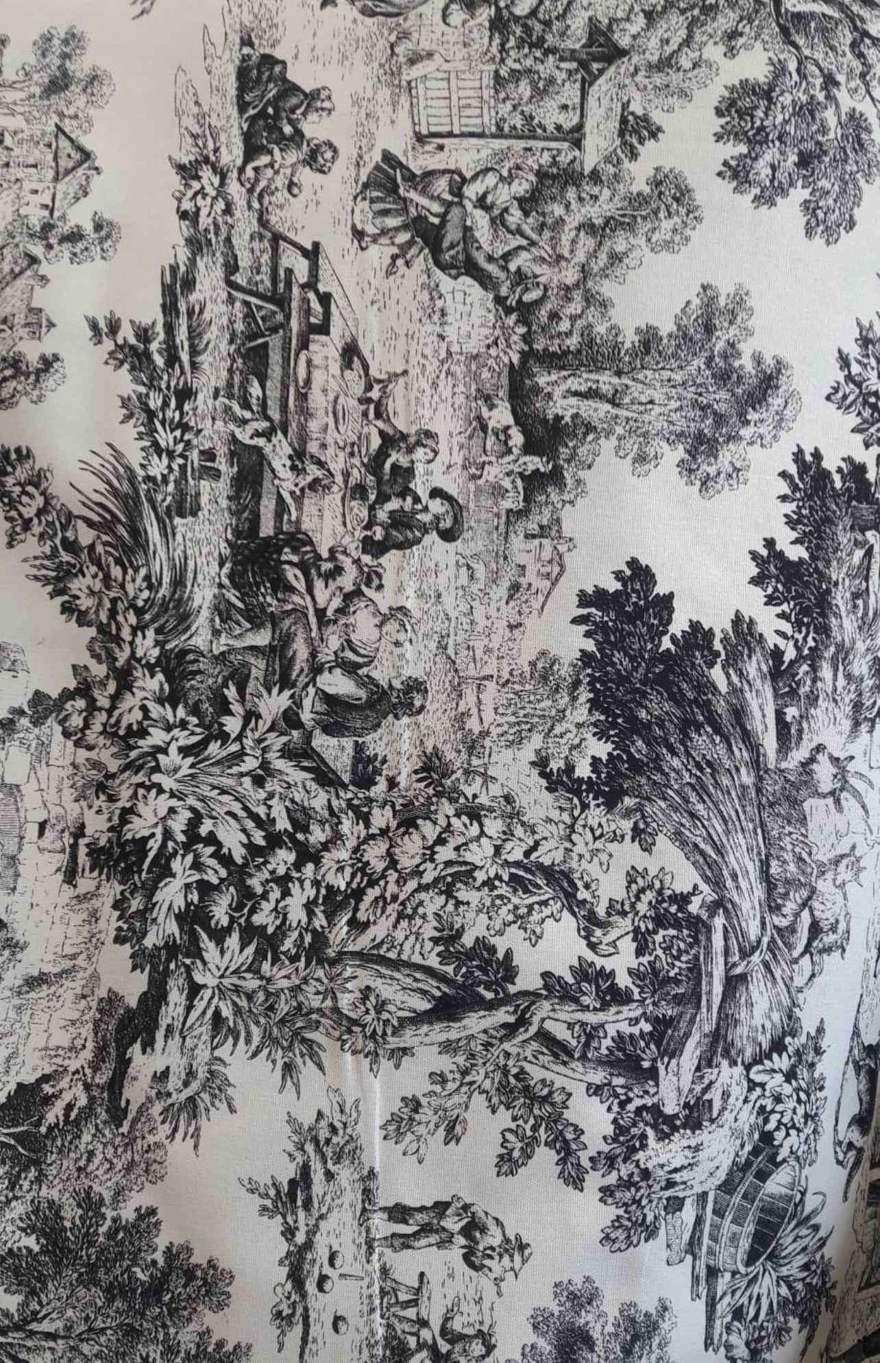 Gonna Toile de Jouy Robi rossa