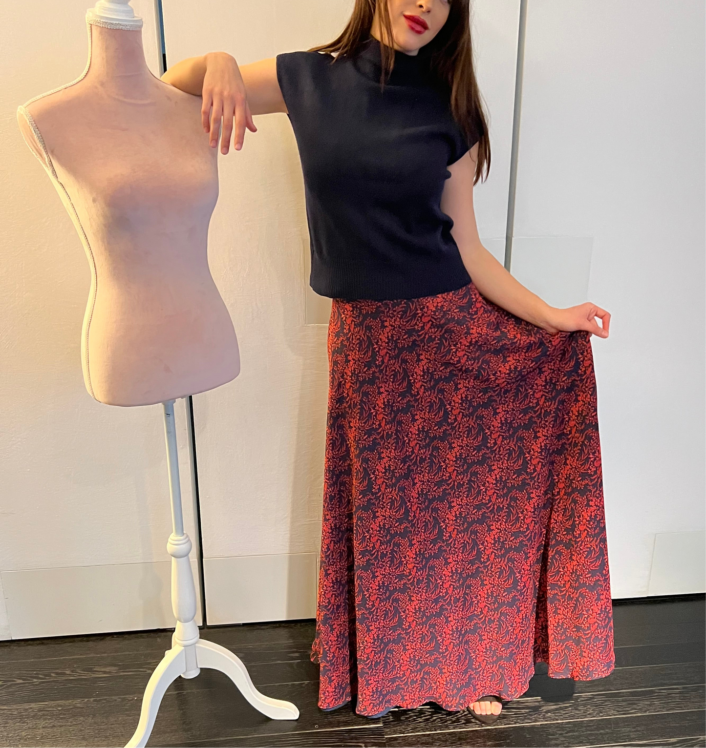 Gonna Malu’ Chiffon Blu