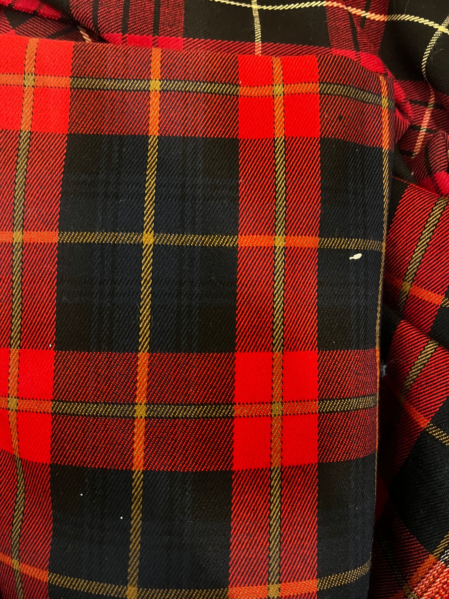 Gonna Antonia tartan grigio e blu