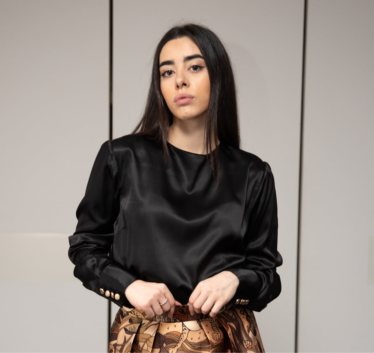 Top girocollo modello ROMA