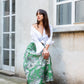 Gonna Toile de Jouy Valentina Verde