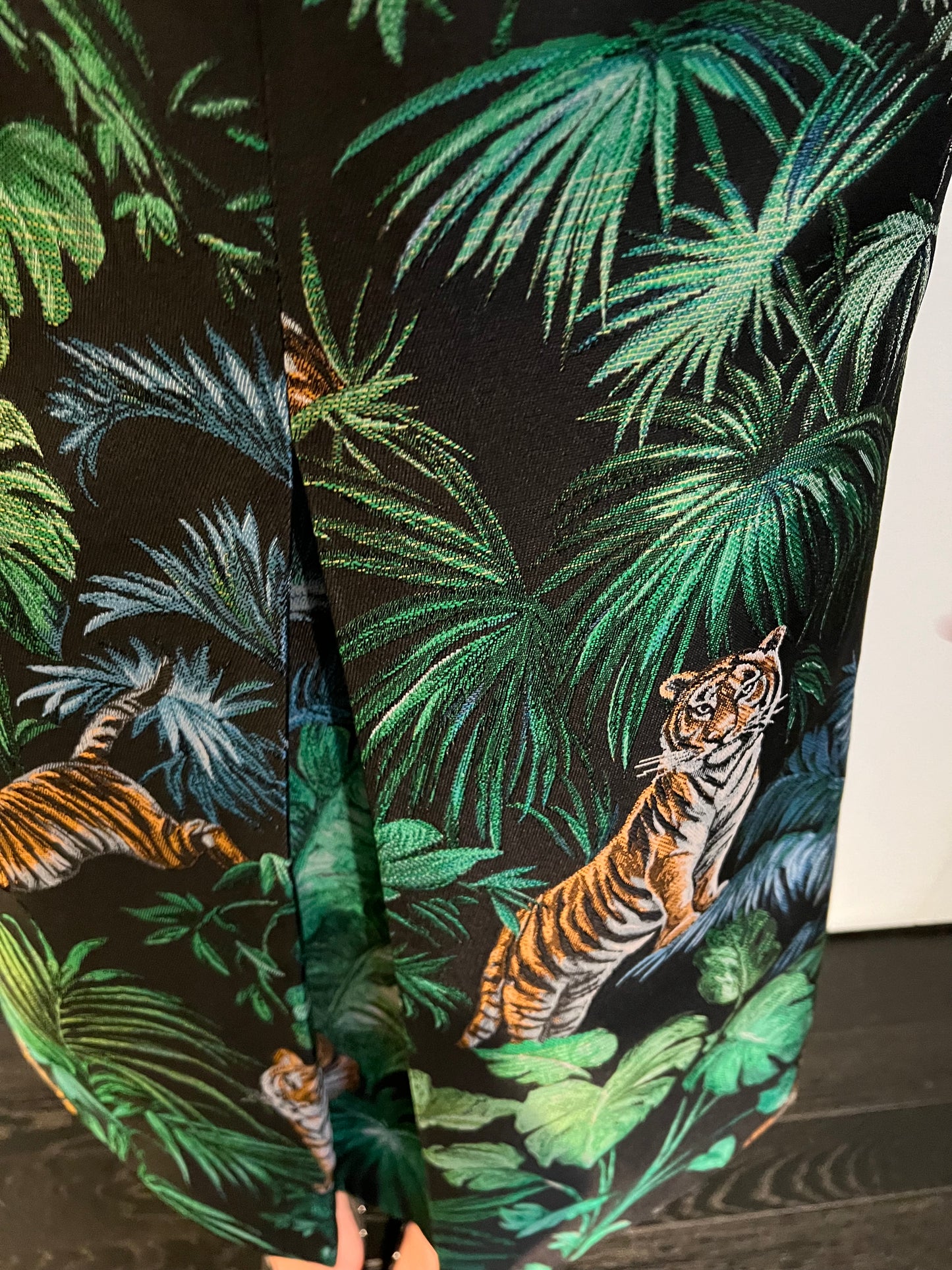 Gonna Sofia broccato con Jungle