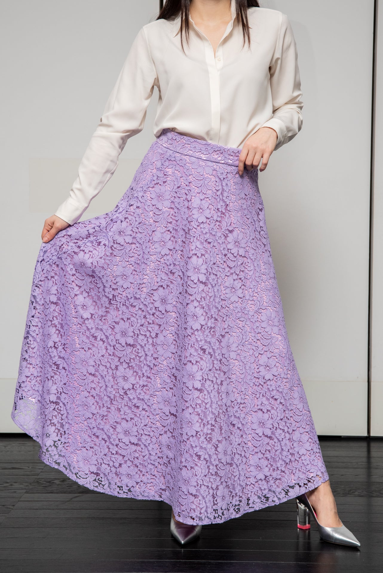 Gonna Valentina Pizzo LIMITED EDITION lilla