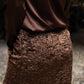 Minigonna Monica faux fur color marron glacé