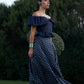 Gonna Malu’ chiffon Pois Blu