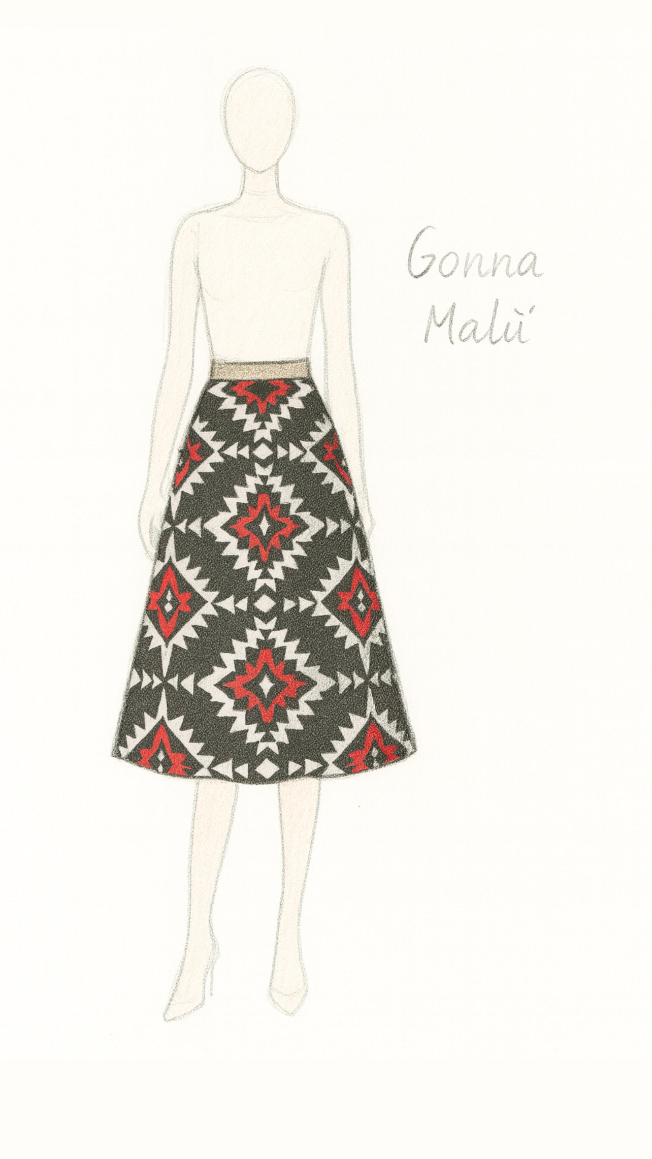 Gonna Valentina Itkat panno