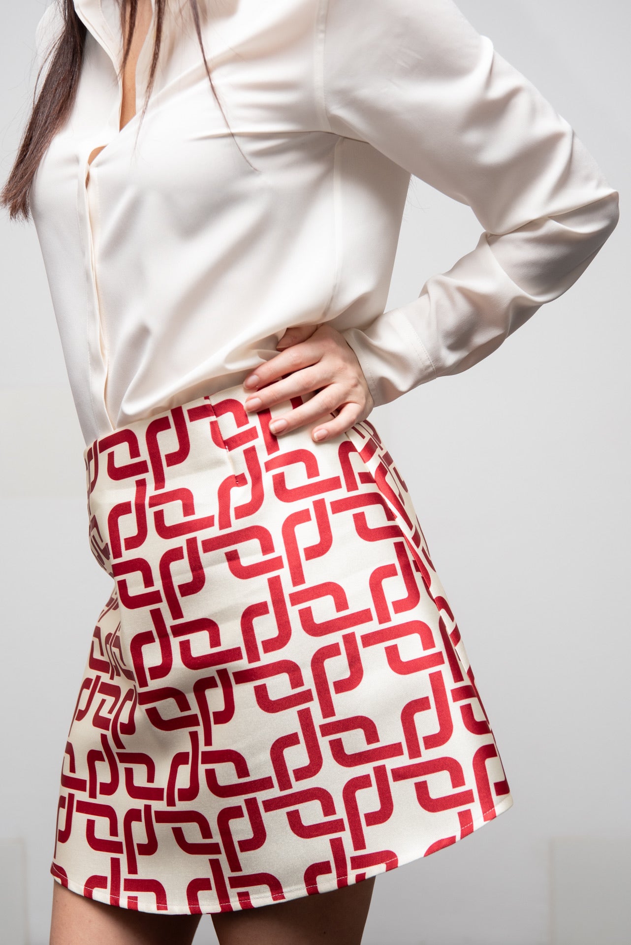 Gonna Monica Greche Rosso