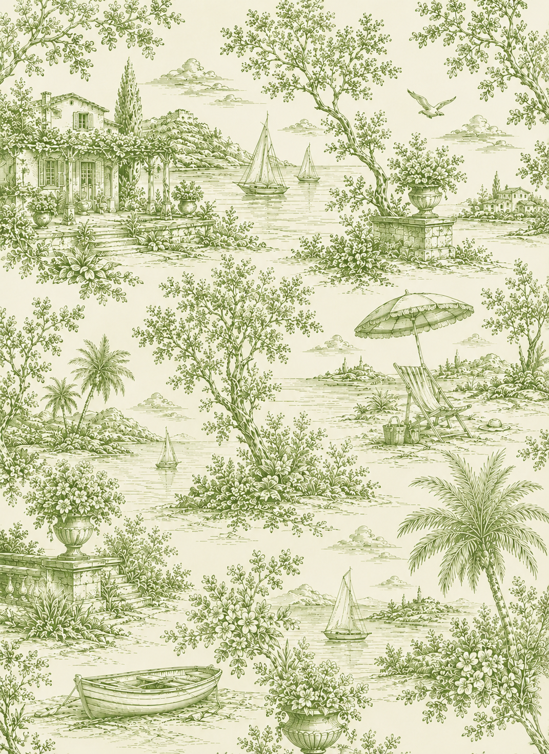 Gonna Malù Summer Toile de Jouy