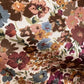Gonna Malu’ Viscosa Rossa con motivo Beige