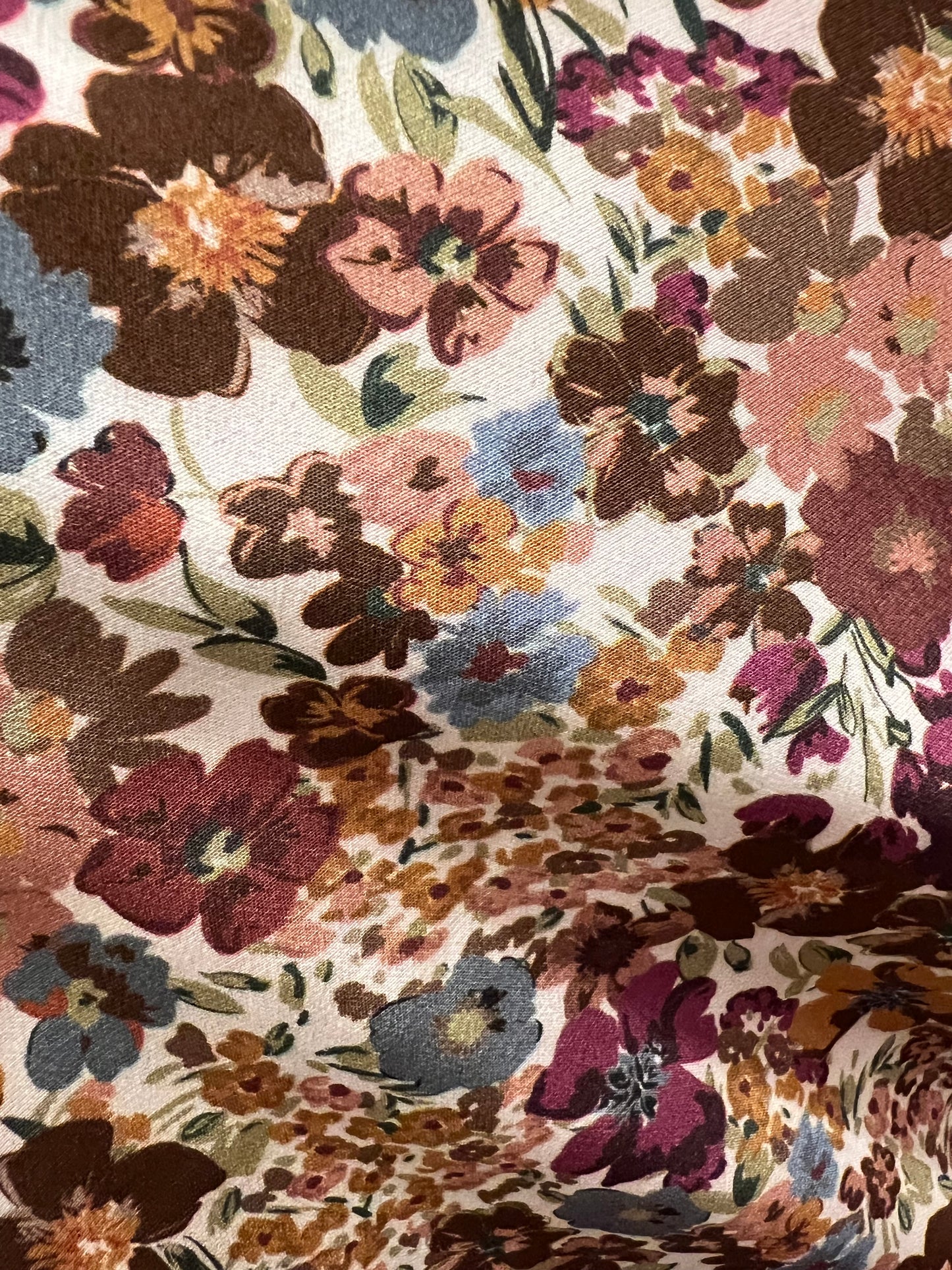 Gonna Malu’ Viscosa Rossa con motivo Beige