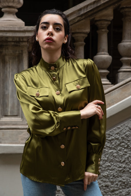 Top bottoni oro Modello TOKYO