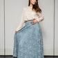 Gonna Valentina pizzo azzurro