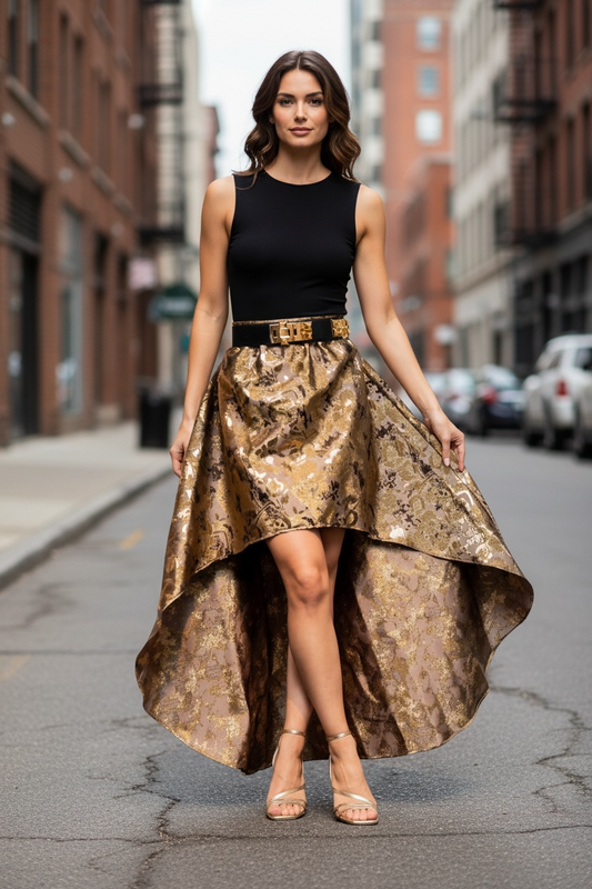 Gonna Sissi Seta Oro