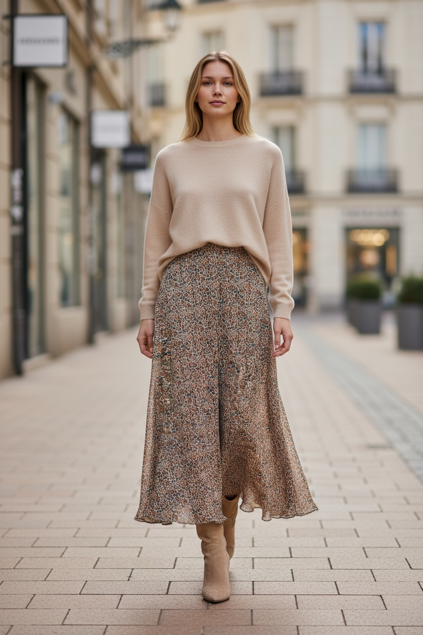 Gonna Malu’ chiffon micro Fiorellini