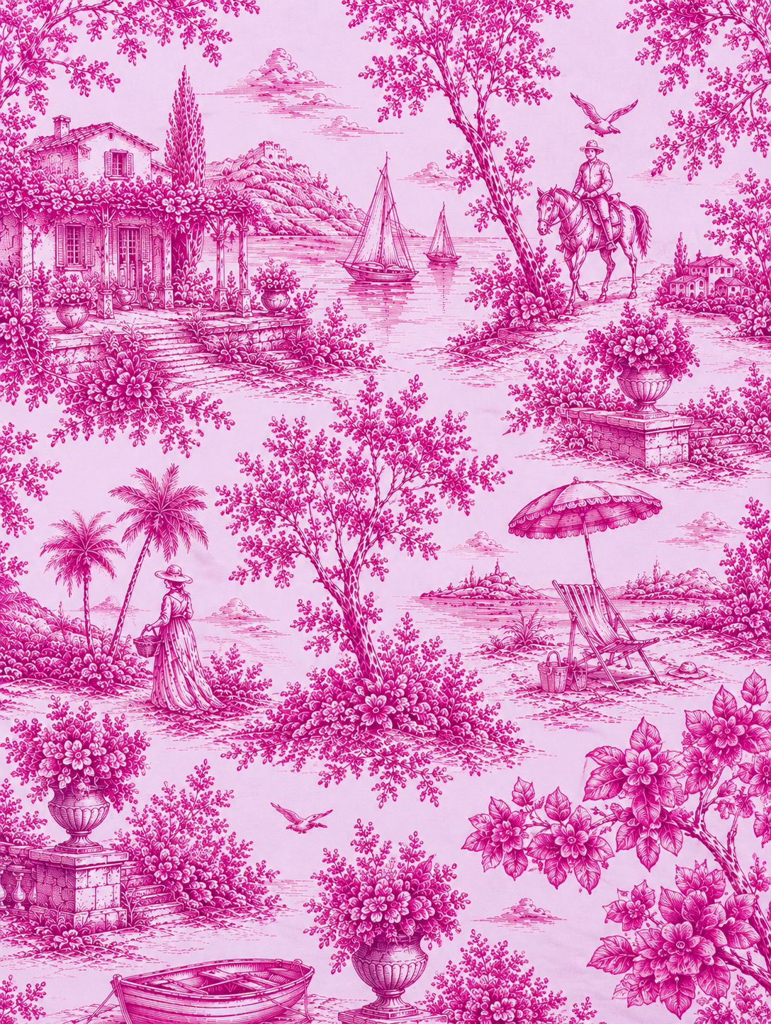 Gonna Malù Summer Toile de Jouy