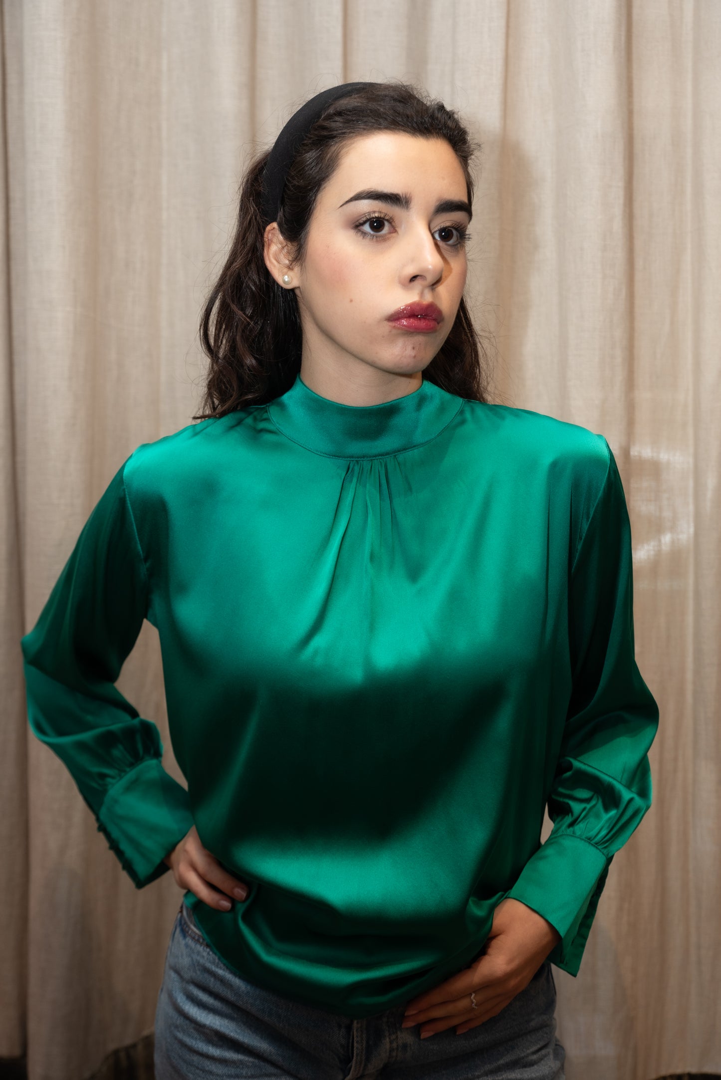 Top con sciarpa Modello PARIGI