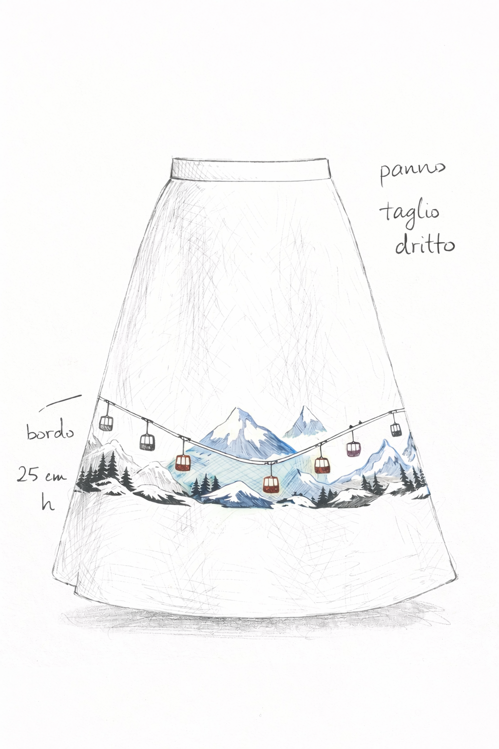 Gonna Sandrina motivo St. Moritz