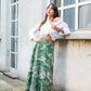 Gonna Toile de Jouy Valentina Verde