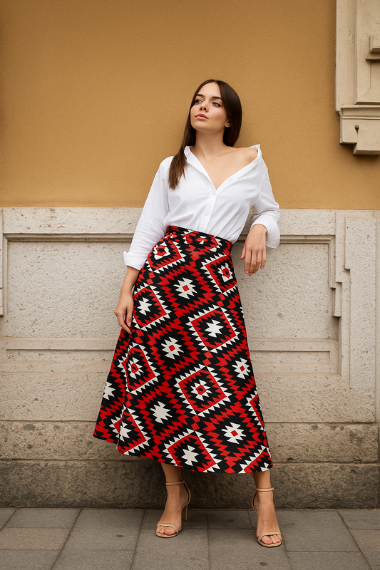 Gonna Valentina Itkat Tessuto Douchesse