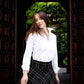 Gonna Valentina Corta Tweed Nero e Oro
