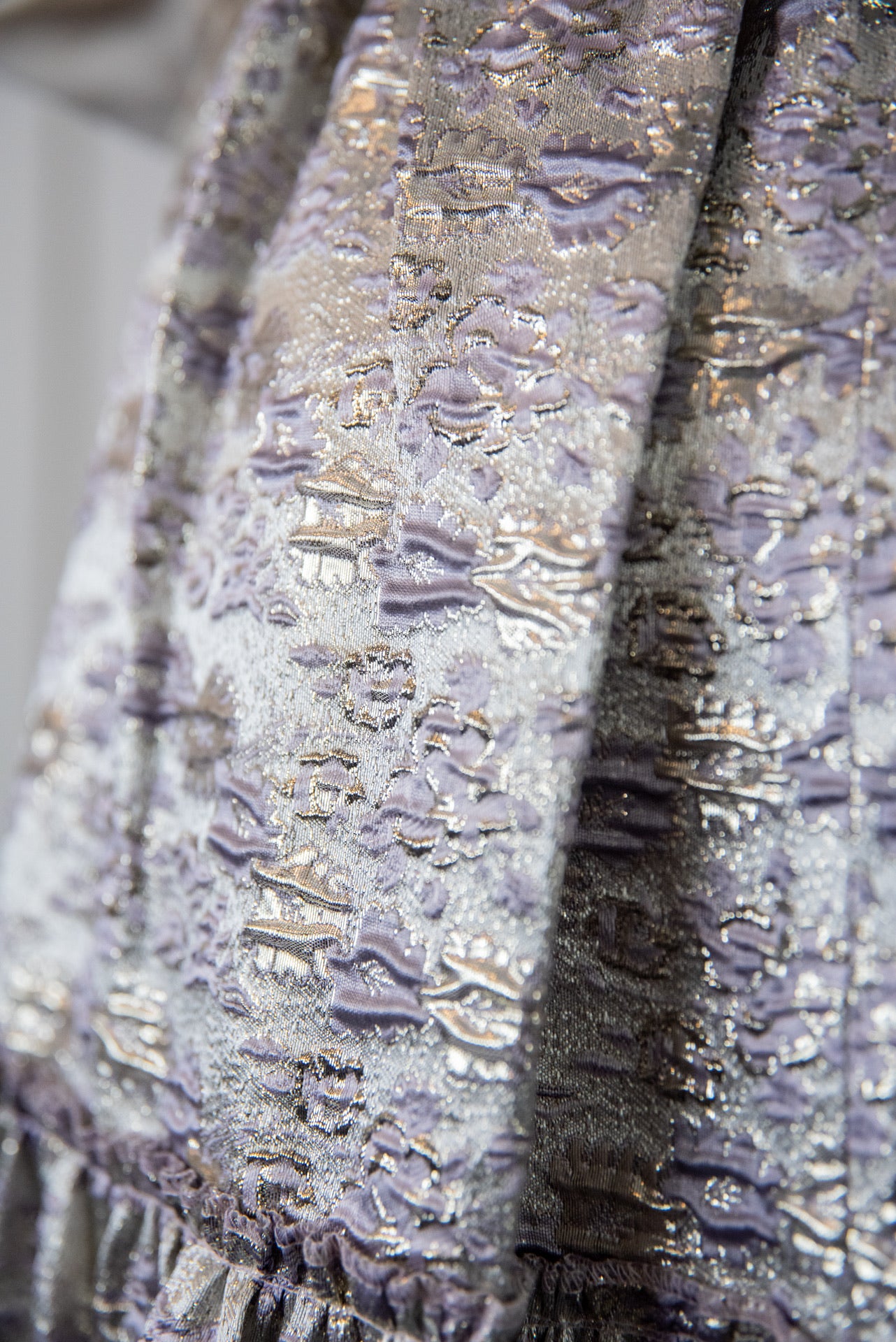 Gonna Franci  Broccato argento