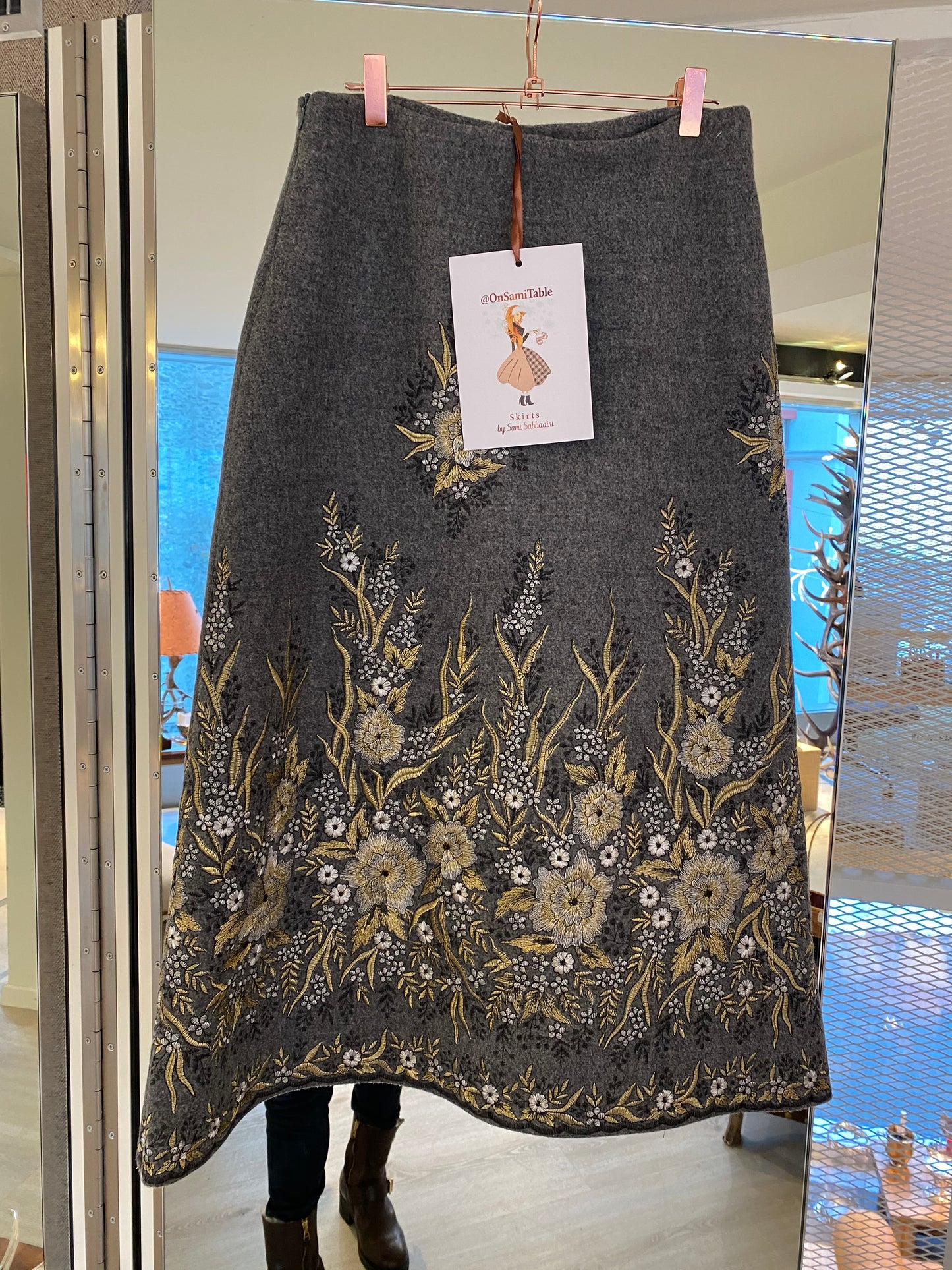 Gonna LIVIA Lana Ricamata LIMITED EDITION