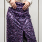 Gonna Sandrina Paillettes Viola