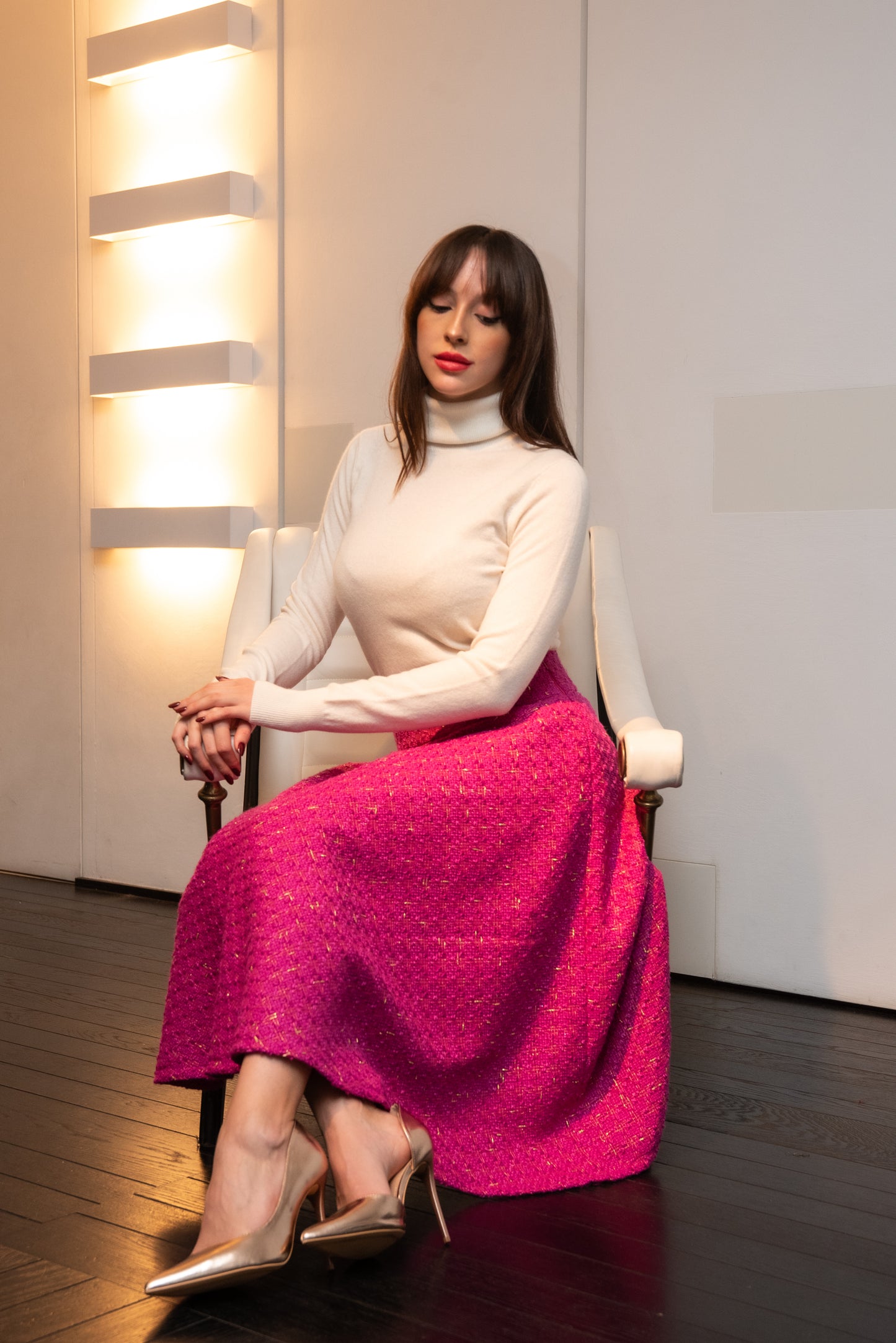 Gonna Valentina Tweed fuxia