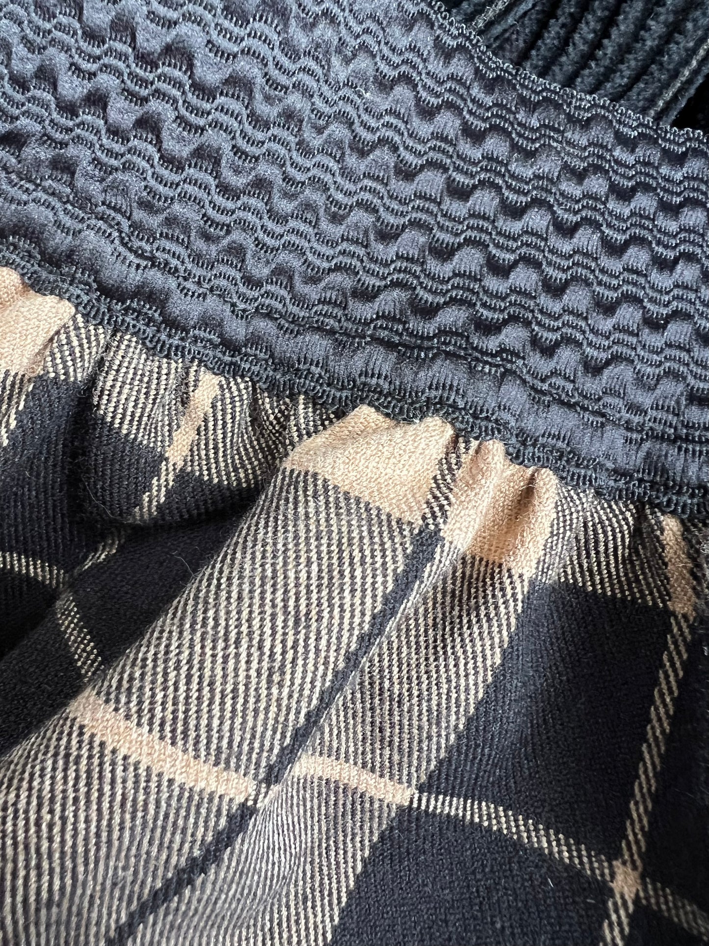 Gonna Kids Mini-Me – Christmas Capsule scacchi beige