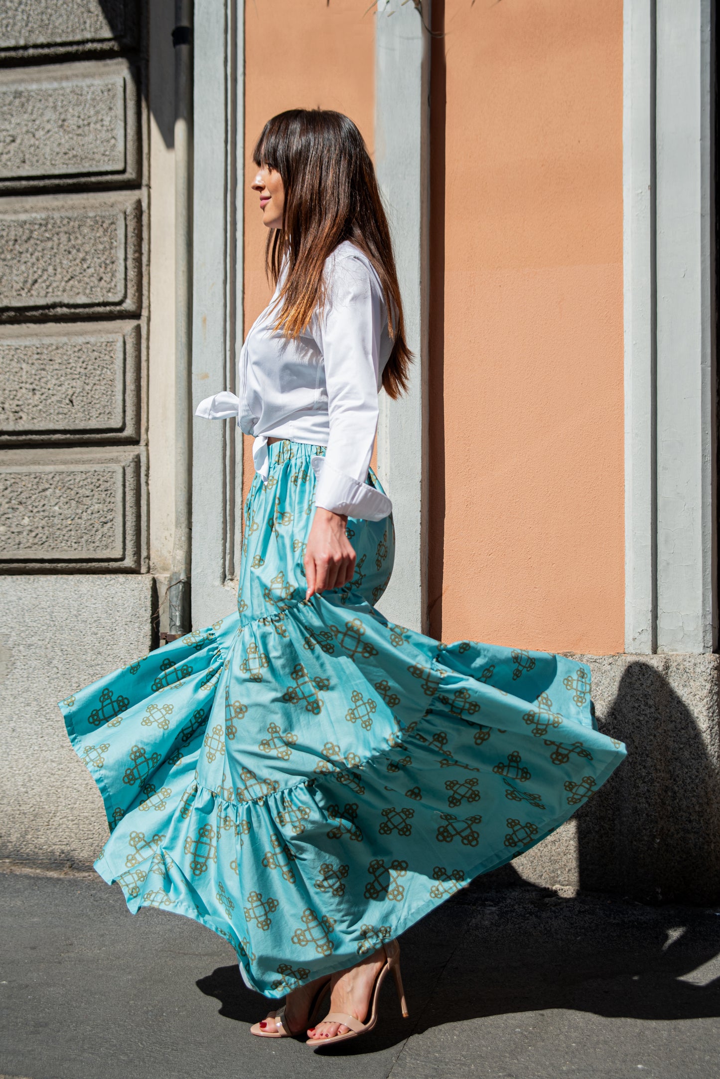 Gonna Franci Cotone Catene Tiffany