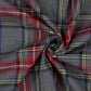 Gonna Franci Tartan Nero e Rosso