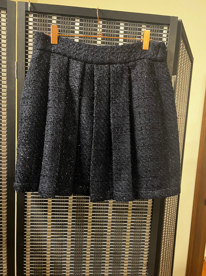 Gonna Paola Tweed Lame’ blu