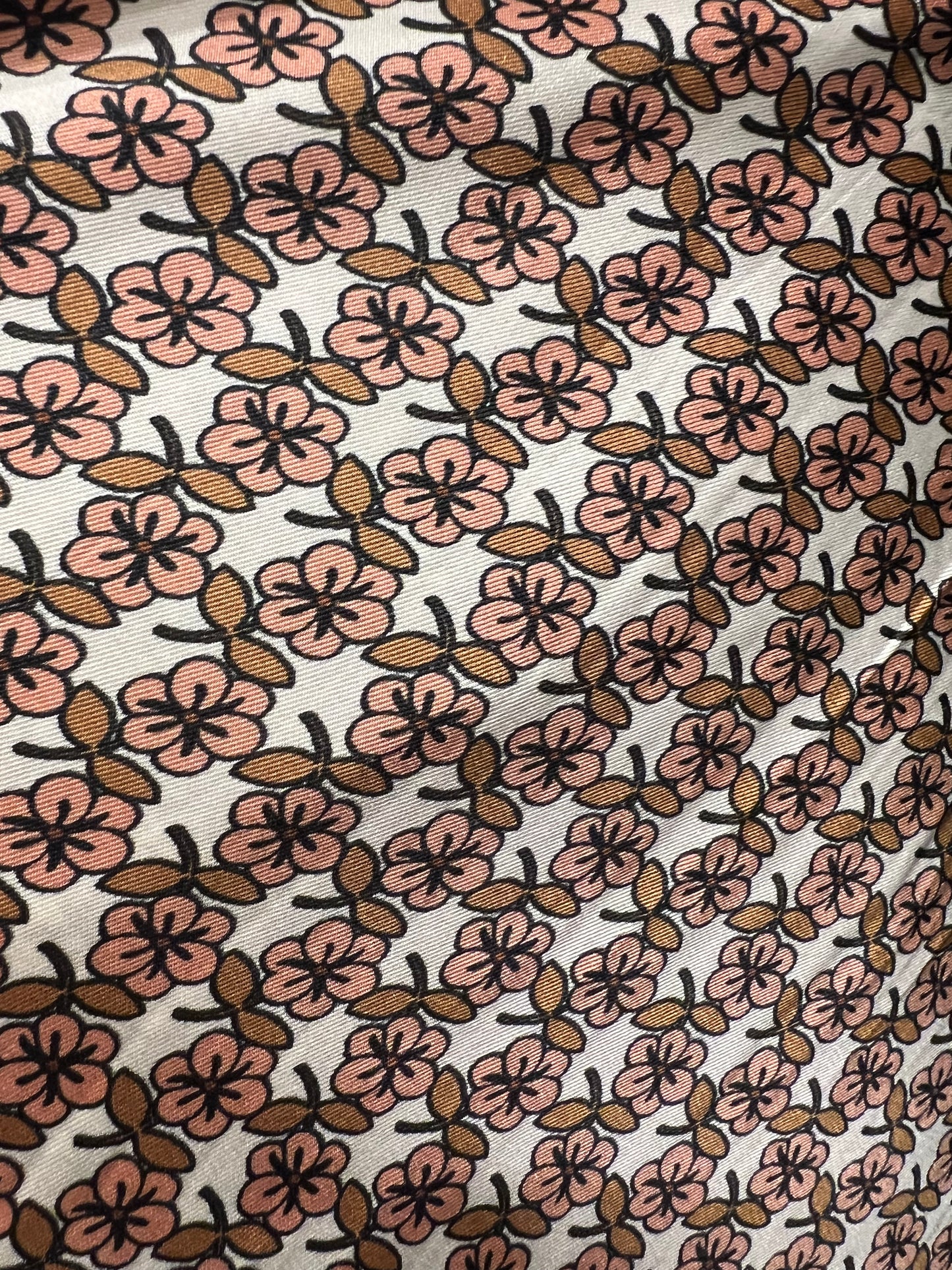 Gonna Malu’ Viscosa Rossa con motivo Beige