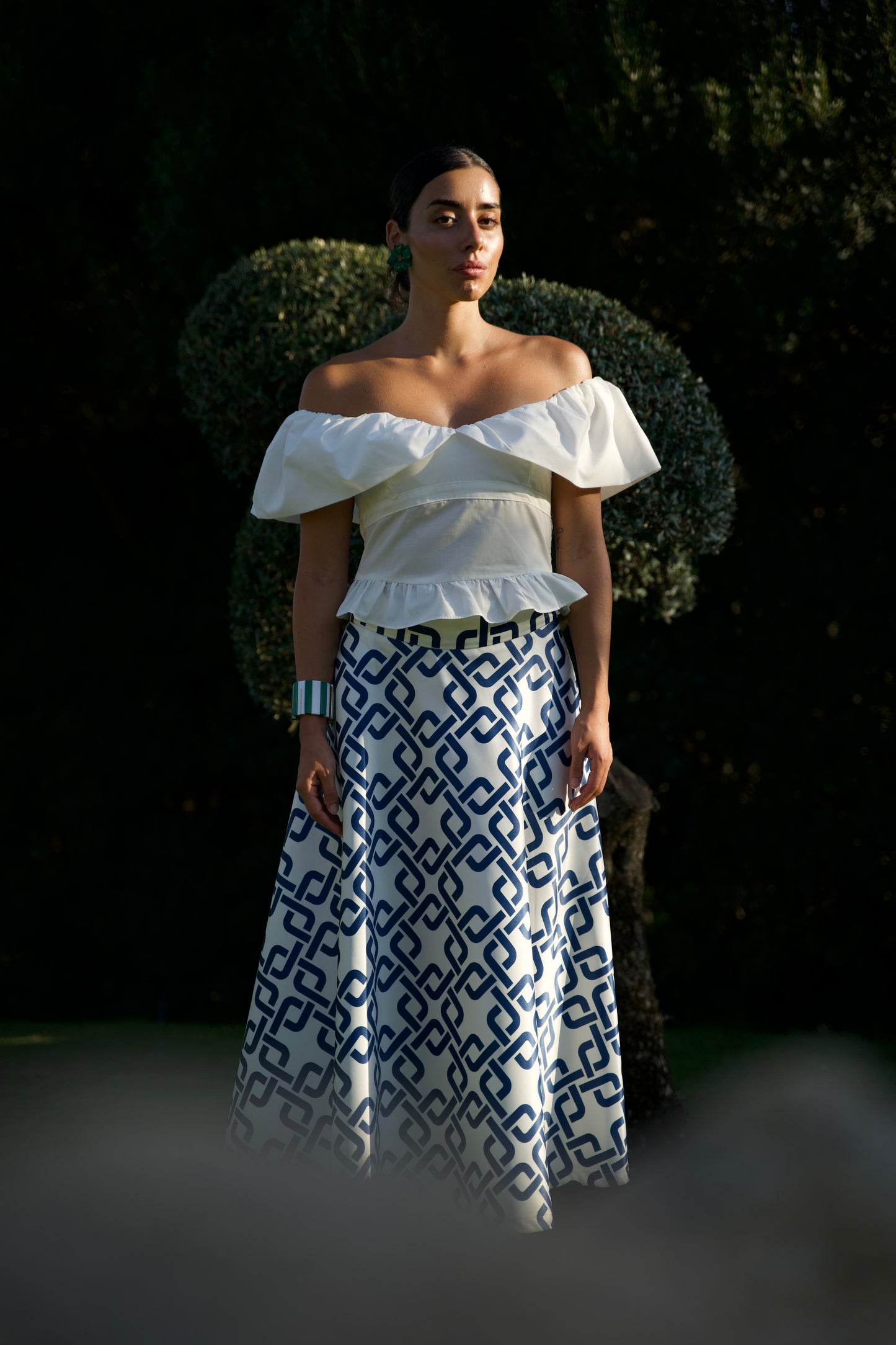 Gonna Valentina Douchesse Greche Verdi