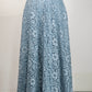 Gonna Valentina pizzo azzurro