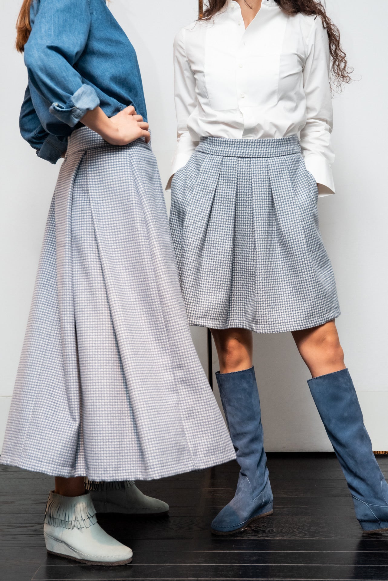 Gonna Paola Lana Beige