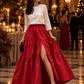 Gonna Franci Taffeta’ Rosso